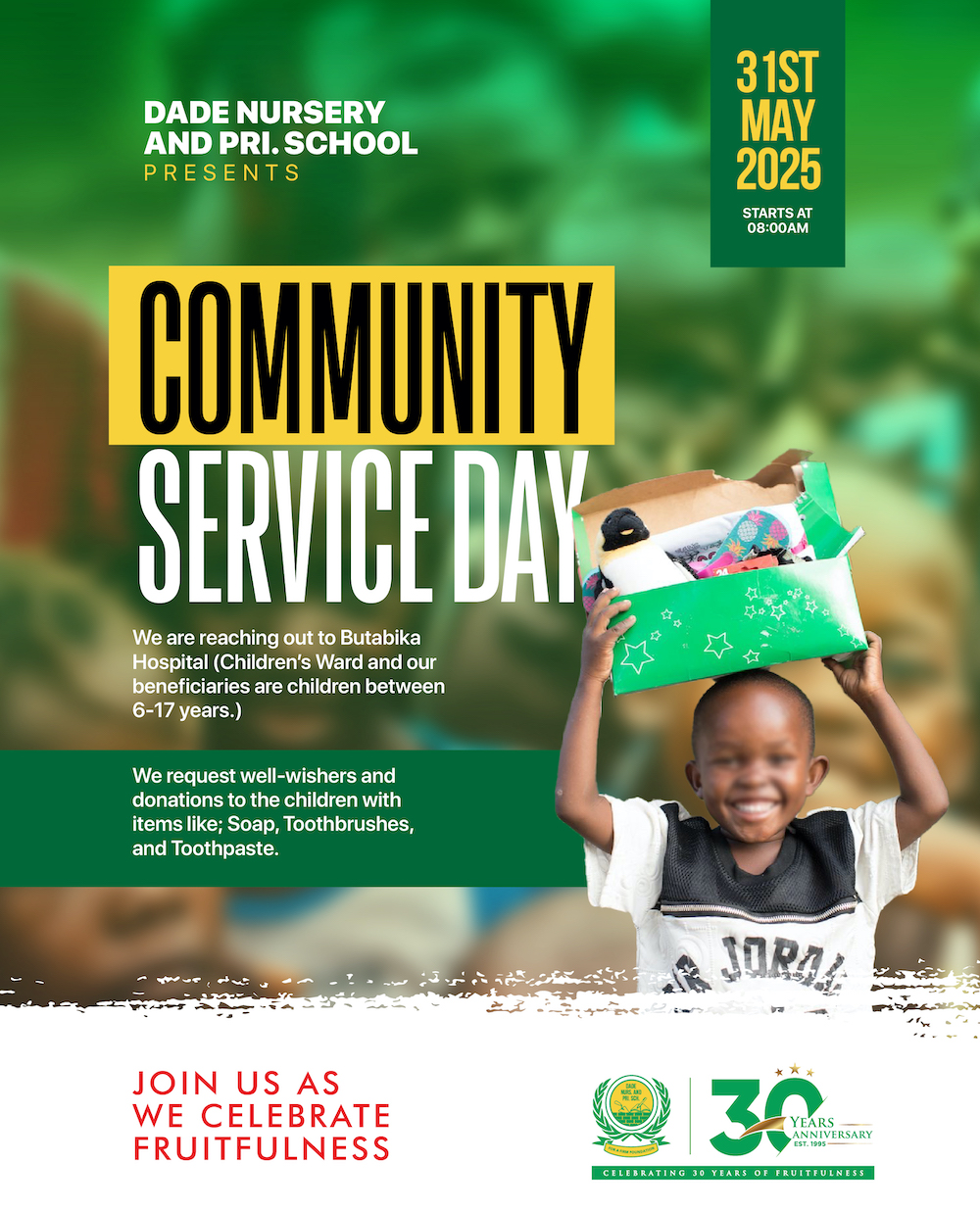 Community Service Day - Celebrating 30 Years
