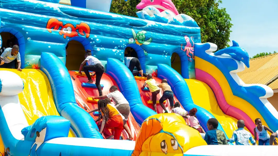 Bouncing castle time