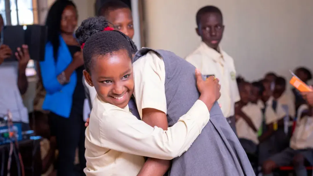 Handing over to incoming Head girl