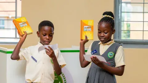 Swearing in by Robinson and Mitchelle
