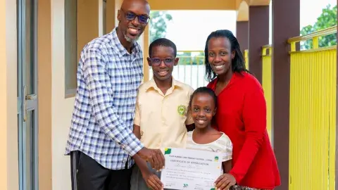 Outgoing Head boy (Egan Asiimwe)