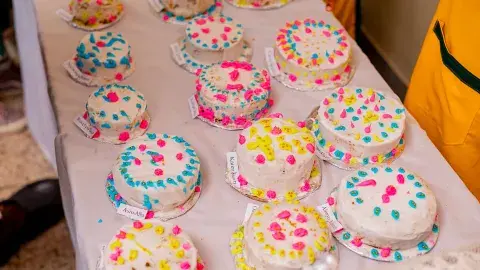 Cakes. Home Economics club