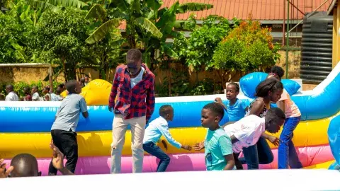 Bouncing castle time