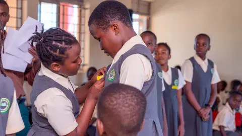 Handing over to incoming prefect