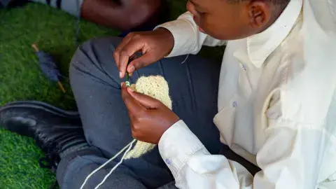 Knitting flowers, P.5