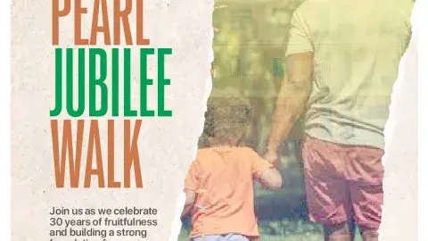The Pearl Jubilee Walk - Celebrating 30 years